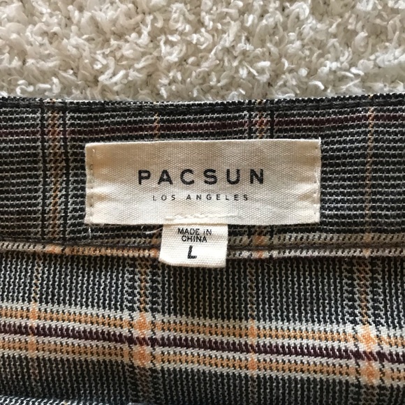 Pacsun Skirts | Tan Plaid Skirt | Size: Large | Mini Skirt - Picture 3 of 4
